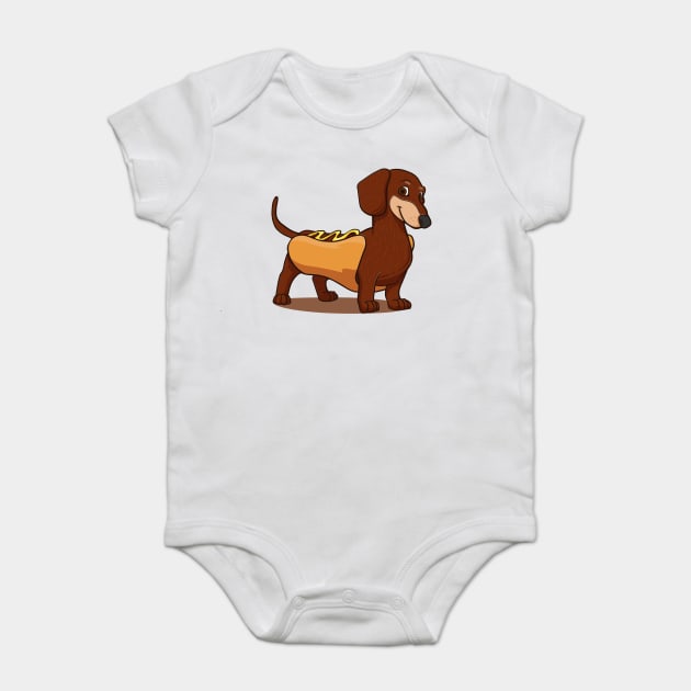 Hot Dawg Baby Bodysuit by Cosmo Gazoo
